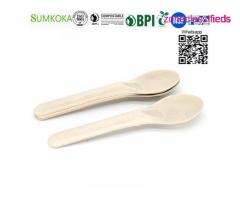 Cutlery disposable sugarcane cutlery bagasse spoon - Image 1/7