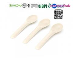Cutlery disposable sugarcane cutlery bagasse spoon - Image 3/7