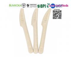Cutlery disposable bagasse cutlery sugarcane knife - Image 3/5