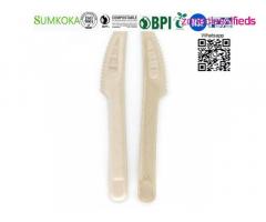 Cutlery disposable bagasse cutlery sugarcane knife - Image 5/5
