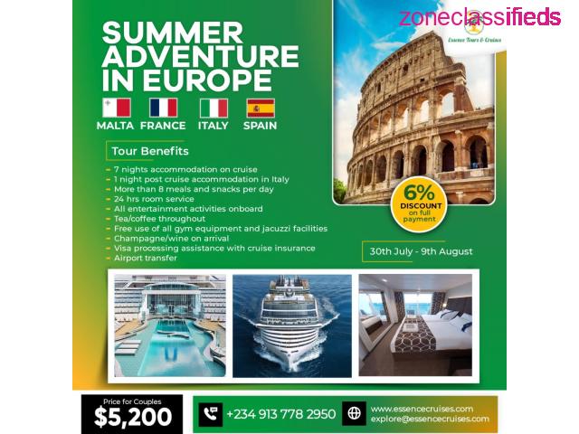 JOIN OUR SUMMER ADVENTURE IN EUROPE - Call 09137782950 - 1/4