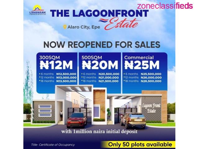 LANDS FOR SALE AT THE LAGOON FRONT ESTATE, ALARO CITY, EPE (CALL 08157561955) - 1/1