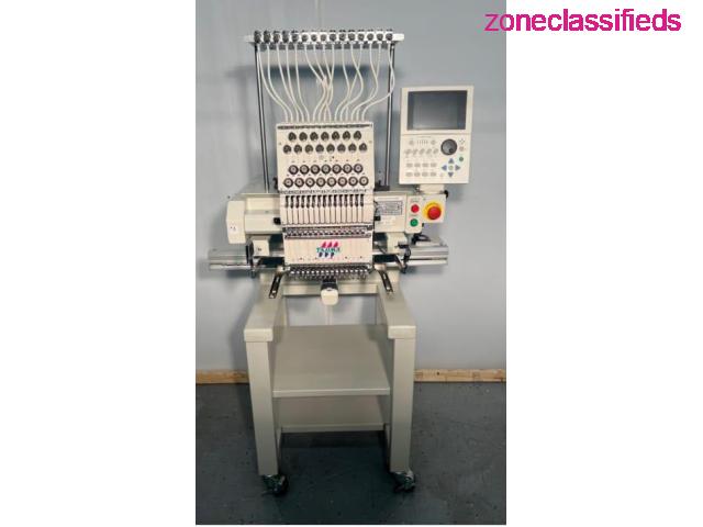 TC-1501 Single-head commercial embroidery machine FOR SALE. - 1/2