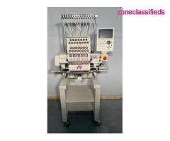 TC-1501 Single-head commercial embroidery machine FOR SALE. - Image 1/2