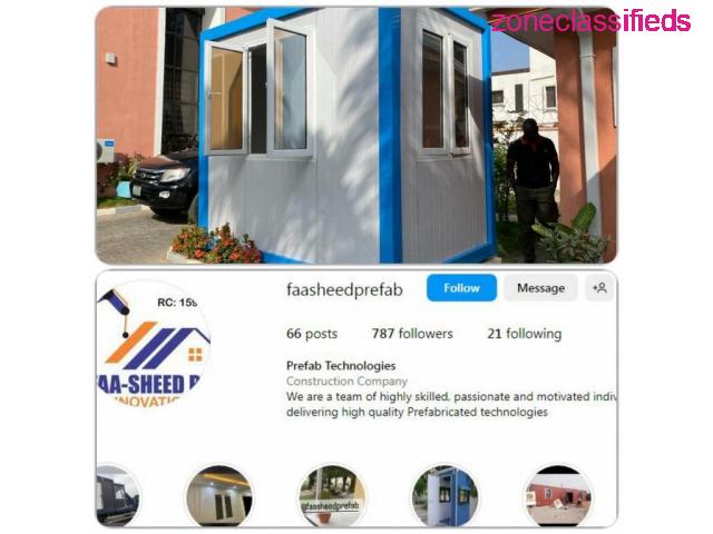 Prefabricated Cabins @fasheedprefab ON INSTAGRAM - FOLLOW OUR PAGE - 1/10