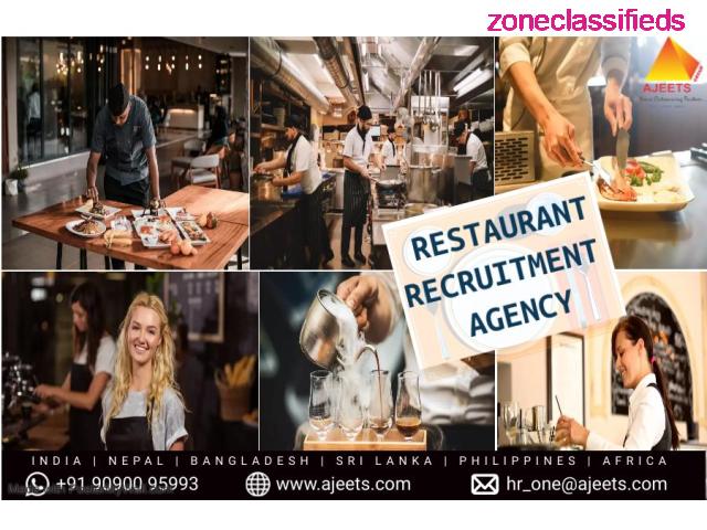 Need Top Restaurant Recruitment Agency in India, Nepal, Bangladesh - 1/1