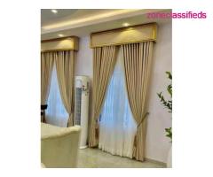 Quality Curtains with Boards (Call 07082253848)