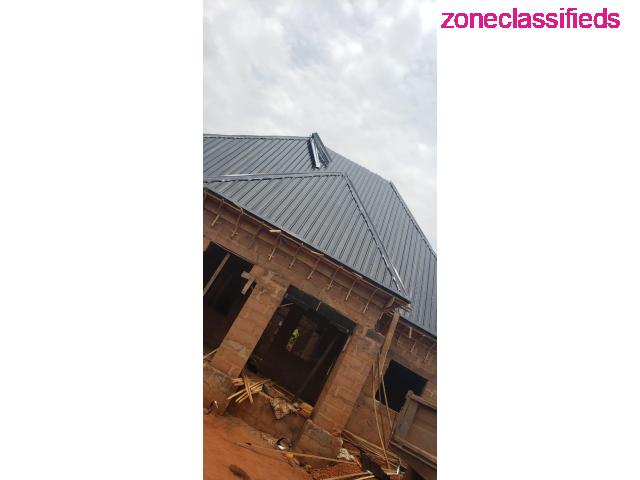 Aluminium and Stone Tiles Roofing with Different Designs for Sale (Call 08166939877) - 5/10