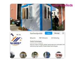 FOLLOW Prefab Technologies ON INSTAGRAM - @faasheedprefab (We Make Prefabricated Cabins)