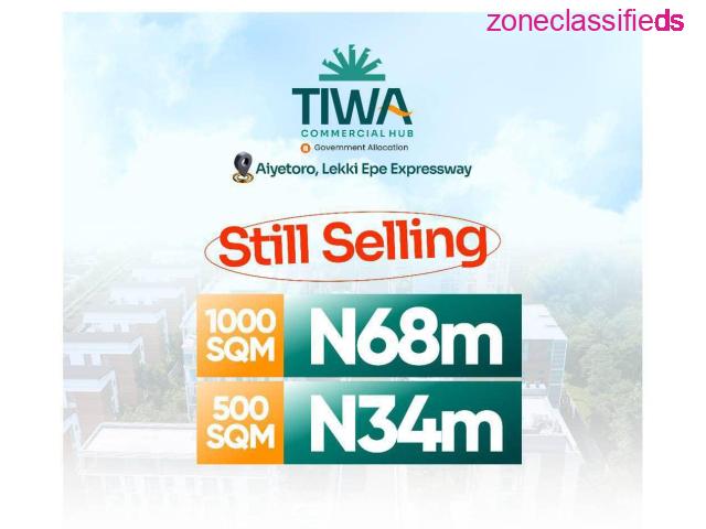 Lands For Sale at Tiwa Commercial Hub, Lekki Epe Expressway (Call 08035277017) - 1/1