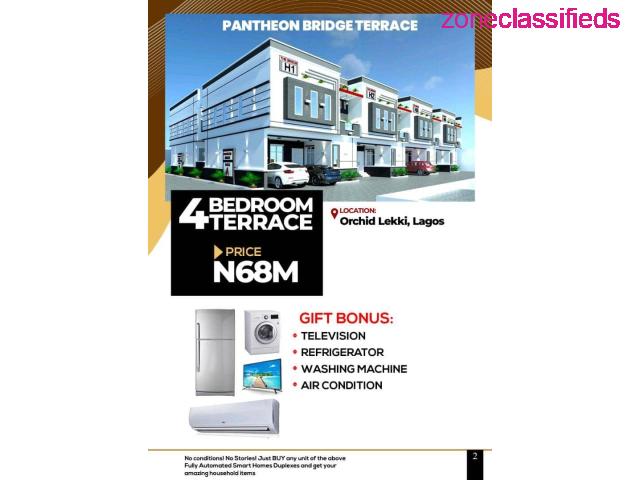 4 Bedroom Terrace For Sale at Pantheon Bridge Terrace, Lekki (Call 08035277017) - 1/1