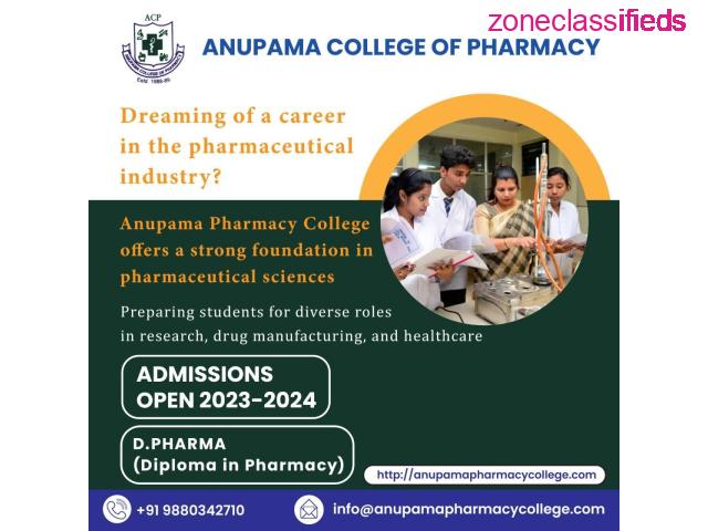 Anupama College of Pharmacy - Top Ranked Best D Pharmacy College in Bangalore - 1/1