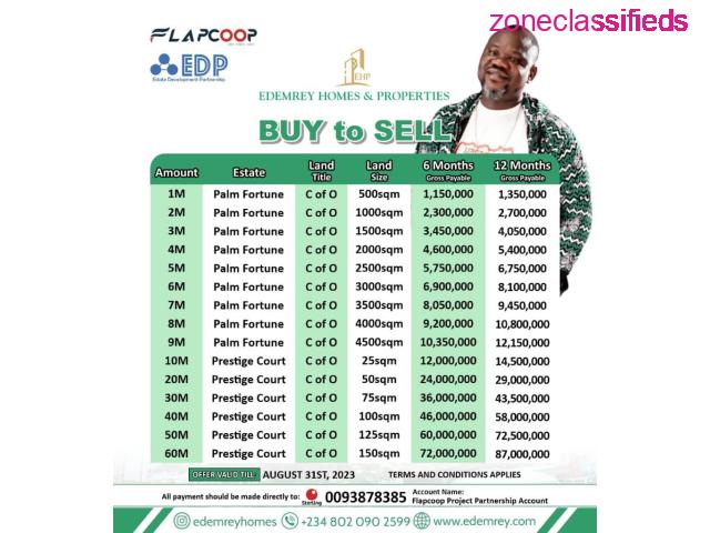 Invest in PRESTIGE COURT and PALM FORTUNE CITY,EPE (CALL 08020902599) - 1/1