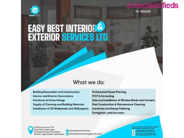We Construct, Renovate, Decorate The Interior and Exterior of a Building (Call 08139222512) - 1/10