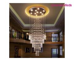 Get Your Luxuirous Chandeliers, Wall Lamps, Ceiling Lamps, Street Lights (Call 09137778407)
