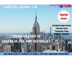 For Free Admission to Canada, UK, USA and Australia (Call 09061162876)