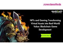 NFTs and Gaming Transforming Virtual Assets into Real-World Value: Blockchain Game Development