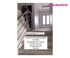 Luxury 5BDR Fully Detached Duplex with BQ and Penthouse FOR SALE in Jabi (Call 08050392528)
