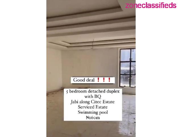 Luxury 5BDR Fully Detached Duplex with BQ and Penthouse FOR SALE in Jabi (Call 08050392528) - 5/7