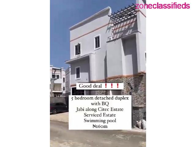 Luxury 5BDR Fully Detached Duplex with BQ and Penthouse FOR SALE in Jabi (Call 08050392528) - 6/7