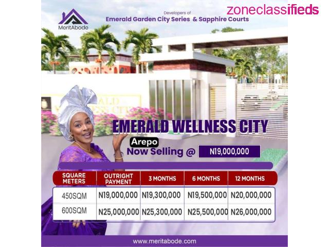 Selling Plots of Land at Emerald Wellness City, Arepo (Call 07067754408) - 1/2
