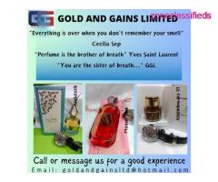 For your Original Perfumes and cosmetics Contact Gold and Gains Limited (Call 07041030129)