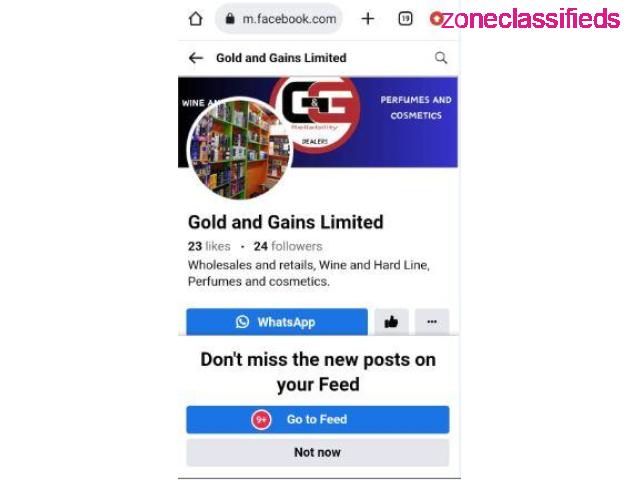 Follow and Like Our Facebook Page - Gold and Gains Limited - 3/4