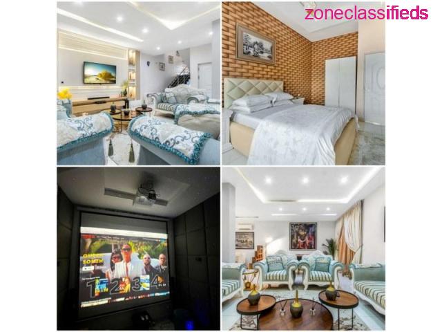 FOR SALE - SERVICED 4 BEDROOM TERRACE DUPLEX WITH A SWIMMING POOL AT IKATE (CALL 09121189076) - 9/10