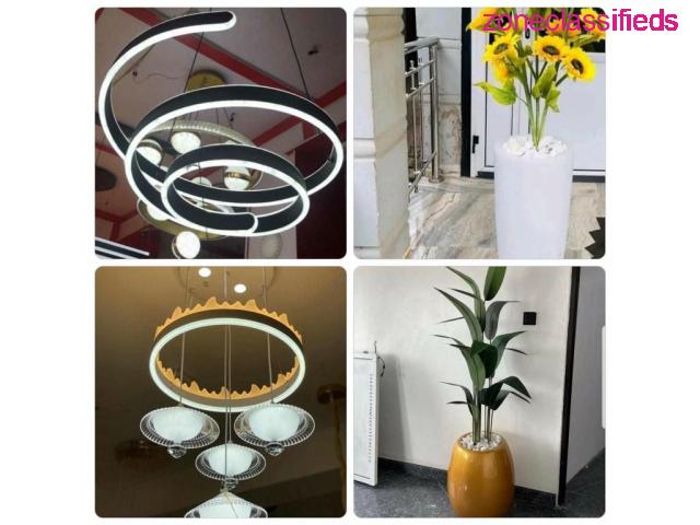 For Sale: Chandeliers,  Center Rug, Flowers, Room Rugs and Other Home Decor Products (Call 091544136 - 4/5