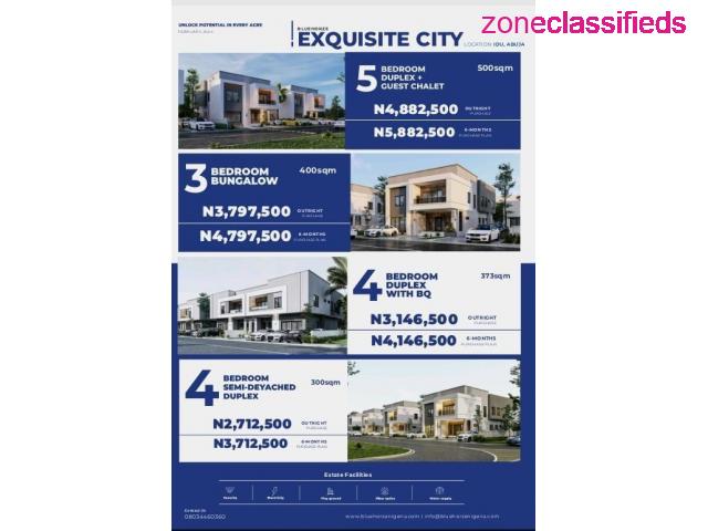 PLOTS OF LAND FOR SALE AT EXQUISITE CITY, IDU ABUJA (CALL 08034460360) - 1/1