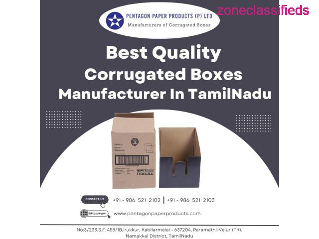 Corrugated Box Manufacturers in Namakkal - Pentagon Paper Products Pvt ltd - 1/1