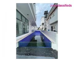 FOR SALE - 5 BEDROOM FULLY DETACHED DUPLEX WITH POOL & BQ AT OSAPA LONDON (CALL 08139980419)