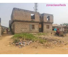 Uncompleted Duplex on One Plot of Land at Obafemi Owode Area (Call 08064349689)