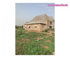 FOR SALE - Half Plot of Land with 2Bedroom and a Dwarf Fence at Igbaga, Ogun (Call 08134016132) Half