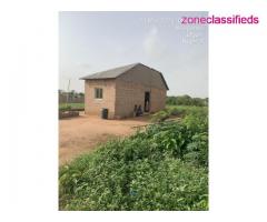 FOR SALE - Half Plot of Land with 2Bedroom and a Dwarf Fence at Igbaga, Ogun (Call 08134016132) Half