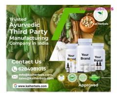 Best ayurvedic and herbal third party manufacturing company in India