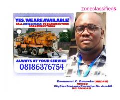 CITYCARE SOAKAWAY EVACUATION SERVICES ABUJA (Yes Call To Evacuate Your Soakaways Here)